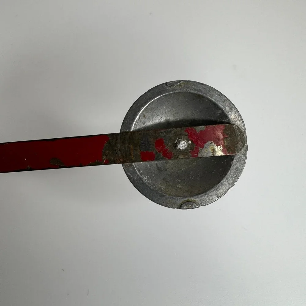 Antique Ice Thumper Breaker Red Primitive Kitchen Tool 10.5